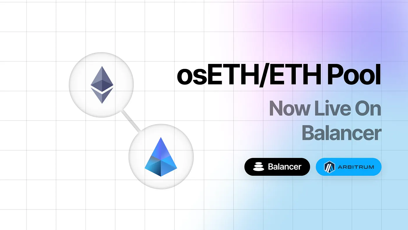Liquidity On Arbitrum: osETH-ETH Pool On Balancer