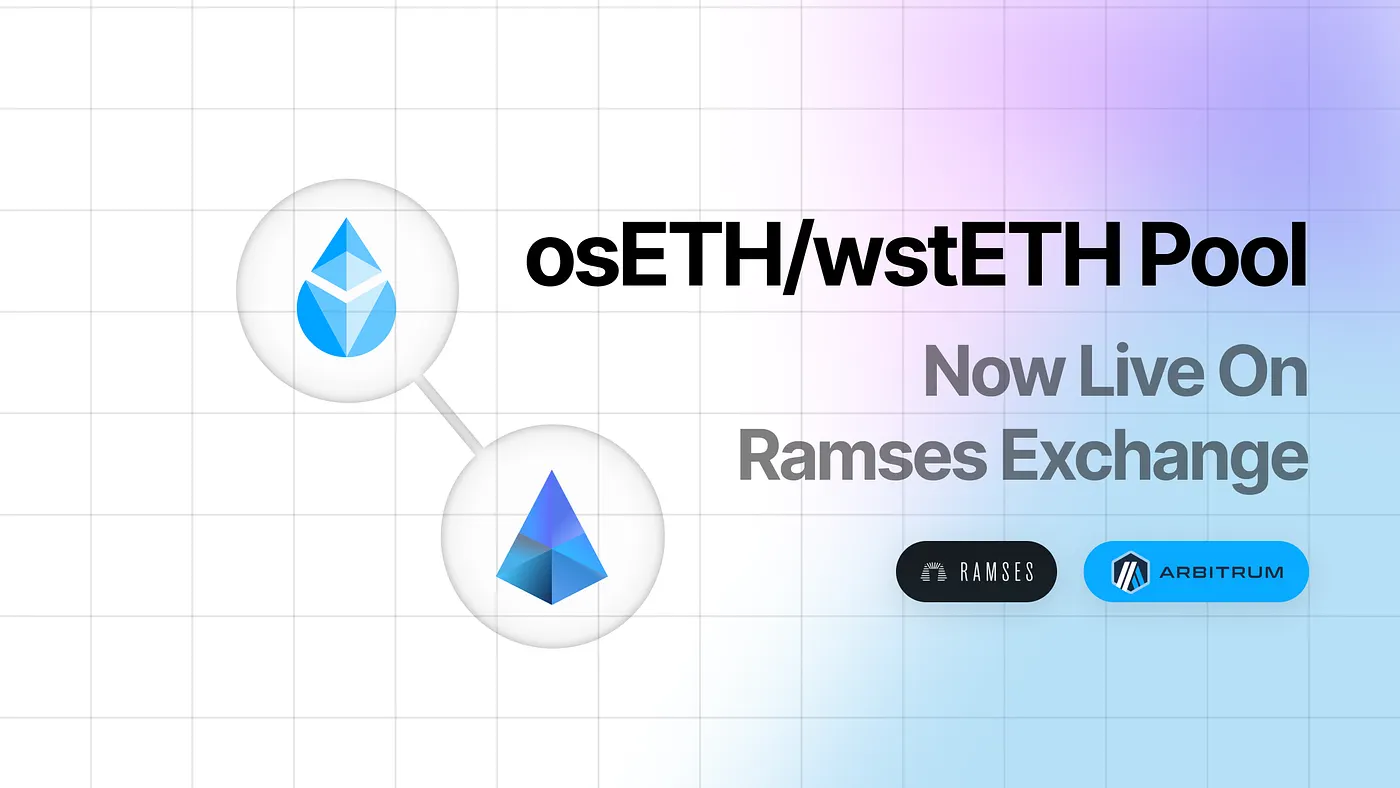 Liquidity on Arbitrum: osETH-wstETH Pool On Ramses